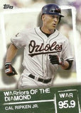 2020 Topps #WOD-31 Cal Ripken Jr. WARriors of the Diamond