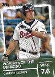 2020 Topps #WOD-33 Chipper Jones WARriors of the Diamond