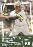 2020 Topps #WOD-42 Roberto Clemente WARriors of the Diamond