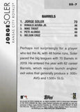 2020 Topps #SS-7 Jorge Soler Significant Statistics
