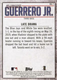 2020 Topps #VGJ-7 Vladimir Guerrero Jr. Player Highlights Vladimir Guerrero Jr.