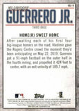 2020 Topps #VGJ-9 Vladimir Guerrero Jr. Player Highlights Vladimir Guerrero Jr.