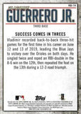2020 Topps #VGJ-14 Vladimir Guerrero Jr. Player Highlights Vladimir Guerrero Jr.