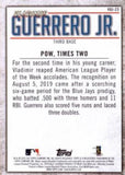 2020 Topps #VGJ-23 Vladimir Guerrero Jr. Player Highlights Vladimir Guerrero Jr.