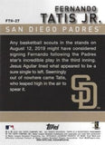 2020 Topps #FTH-27 Fernando Tatis Jr. Fernando Tatis Jr. Highlights