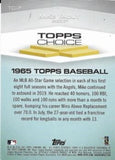 2020 Topps #TC-7 Mike Trout Topps Choice