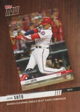 2020 Topps #BTN-3 Juan Soto Best of Topps Now