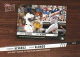 2020 Topps #BTN-6 Yordan Alvarez / Pete Alonso Best of Topps Now