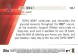 2020 Topps #TNR-1 Mike Trout Topps Now Review 2019
