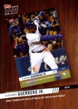2020 Topps #TNR-2 Vladimir Guerrero Jr. Topps Now Review 2019