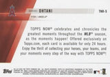 2020 Topps #TNR-5 Shohei Ohtani Topps Now Review 2019