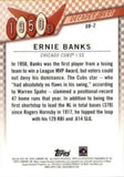 2020 Topps #DB-2 Ernie Banks Decades' Best (Series One)