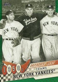 2020 Topps #DB-6 New York Yankees Decades' Best Green (Series Two)