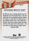2020 Topps #DB-10 Chicago White Sox Decades' Best (Series Two)