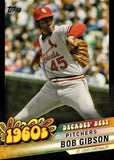 2020 Topps #DB-14 Bob Gibson Decades' Best Black (Series Two) #/299