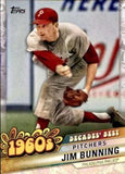 2020 Topps #DB-13 Jim Bunning Decades' Best (Series Two)