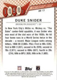 2020 Topps #DB-13 Duke Snider Decades' Best (Series One)