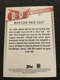 2020 Topps #DB-4 Boston Red Sox Decades' Best Green (Series Two)