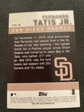 2020 Topps #FTH-30 Fernando Tatis Jr. Fernando Tatis Jr. Highlights Black #/299