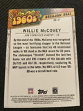 2020 Topps #DB-27 Willie McCovey Decades' Best Blue (Series Two)