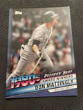 2020 Topps Update #DB-38 Don Mattingly Decades' Best Blue