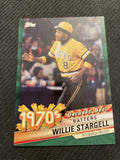 2020 Topps #DB-43 Willie Stargell Decades' Best Green (Series Two)