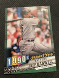 2020 Topps #DB-55 Jeff Bagwell Decades' Best Green (Series One)