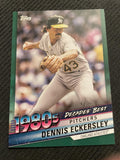 2020 Topps #DB-70 Dennis Eckersley Decades' Best Green (Series Two)