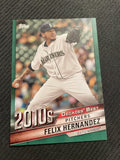 2020 Topps #DB-95 Felix Hernandez Decades' Best Green (Series Two)