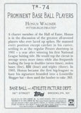 2020 Topps #TR-74 Honus Wagner Turkey Red 2020 (Series 2)