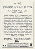 2020 Topps #TR-86 Charlie Morton Turkey Red 2020 (Series 1)
