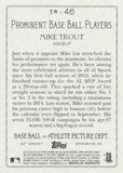 2020 Topps #TR-46 Mike Trout Turkey Red 2020 (Series 1)