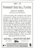 2020 Topps #TRC-4 Adam Jones Turkey Red 2020 Chrome (Series 1)
