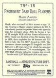 2020 Topps #TRC-15 Hank Aaron Turkey Red 2020 Chrome (Series 2)