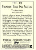 2020 Topps #TRC-19 Ted Williams Turkey Red 2020 Chrome (Series 2)