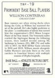 2020 Topps #TRC-19 Willson Contreras Turkey Red 2020 Chrome (Series 1)