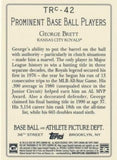 2020 Topps #TRC-42 George Brett Turkey Red 2020 Chrome (Series 2)