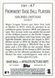 2020 Topps #TRC-47 Shohei Ohtani Turkey Red 2020 Chrome (Series 1)