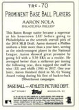 2020 Topps #TRC-70 Aaron Nola Turkey Red 2020 Chrome (Series 1)