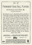 2020 Topps #TR-2 Ronald Acuña Jr. Turkey Red 2020 (Series 1)