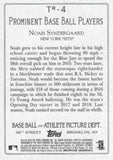 2020 Topps #TR-4 Noah Syndergaard Turkey Red 2020 (Series 2)