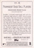 2020 Topps #TR-6 Freddie Freeman Turkey Red 2020 (Series 1)