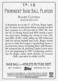 2020 Topps #TR-18 Roger Clemens Turkey Red 2020 (Series 2)