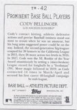 2020 Topps #TR-42 Cody Bellinger Turkey Red 2020 (Series 1)