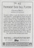 2020 Topps #TR-42 George Brett Turkey Red 2020 (Series 2)