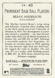 2020 Topps #TR-48 Brian Anderson Turkey Red 2020 (Series 1)