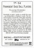 2020 Topps #TR-54 Vladimir Guerrero Turkey Red 2020 (Series 2)