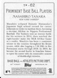 2020 Topps #TR-62 Masahiro Tanaka Turkey Red 2020 (Series 1)