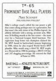 2020 Topps #TR-65 Mike Schmidt Turkey Red 2020 (Series 2)