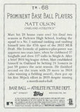 2020 Topps #TR-68 Matt Olson Turkey Red 2020 (Series 1)
